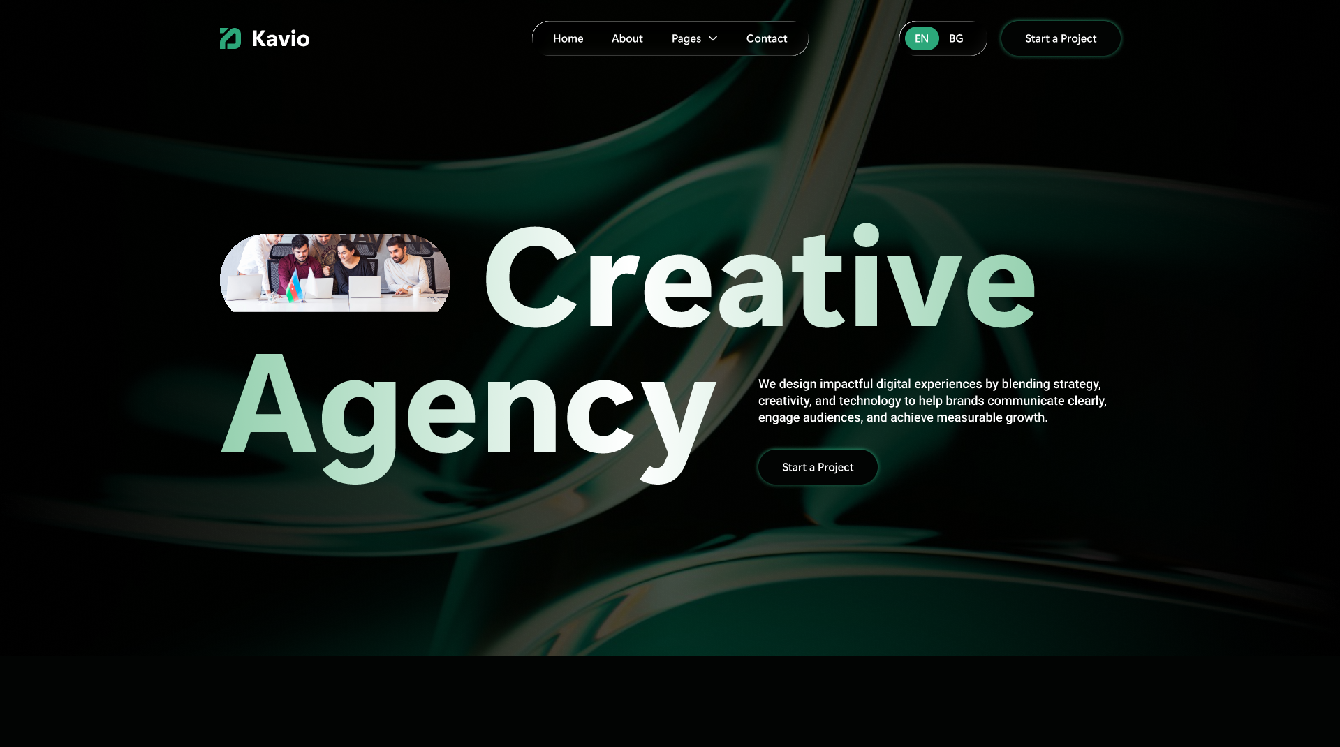 Kavio creative team at work